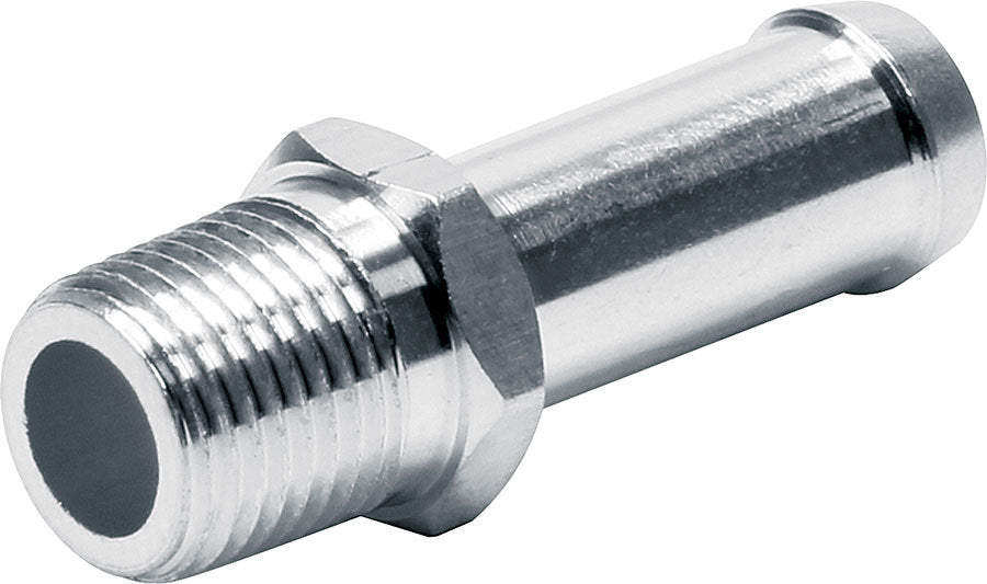 Allstar Performance ALL99312 Rad Overflow Fitting 1/8 Inch NPT Male to 5/16 Inch Hose Barb Aluminum