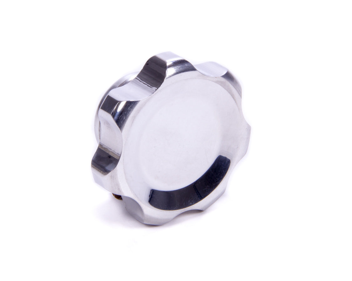 Allstar Performance ALL99363 Polished Aluminum Filler Cap, 1.375 Inch OD, Screw-In Universal Fit