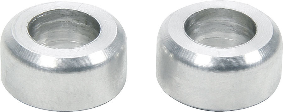 Allstar Performance ALL99388 Carburetor Stud Spacer Set for 11/16 Inch ID Intake Manifolds, Aluminum, Natural Finish, 5/16 Inch Height, Pair