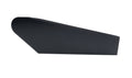 Allstar Performance ALL99453 Spoiler Side Panel for Dirt Late Model and Modified Vehicles, Driver Side, 23 Inch by 8 Inch, Aluminum with Black Powder Coat Finish