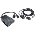 Allstar Performance ALL99490 Foot Pedal Kit for ALL10565 and ALL10566 Electric Tire Prep Stands, 110V, Black Plastic