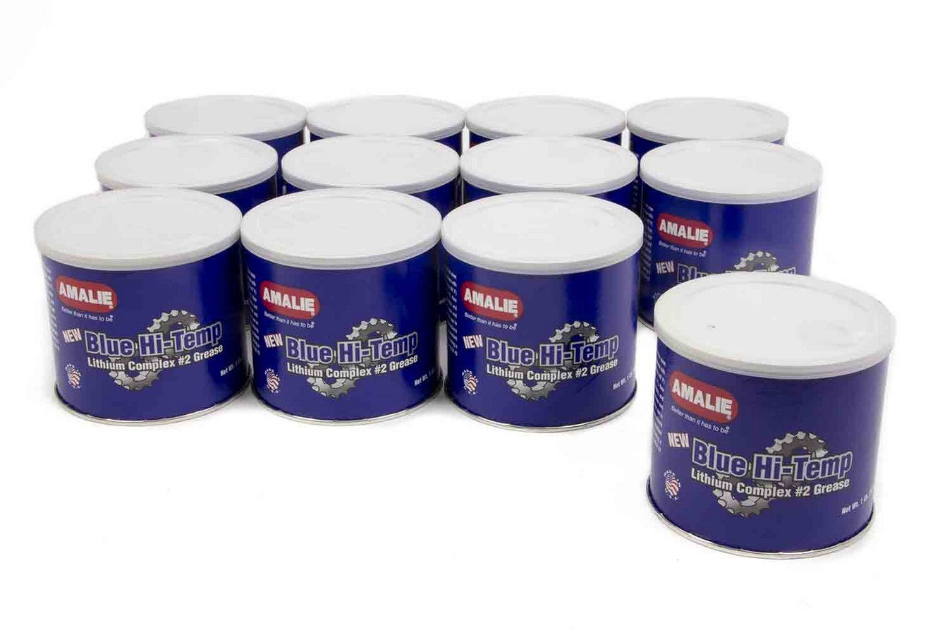 Amalie Blue Hi-Temp Grease #2 1 lb Tub, Case of 12