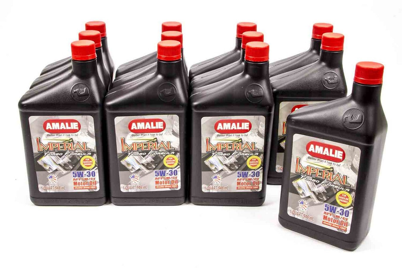 Amalie Imperial Turbo 5W30 Semi-Synthetic Motor Oil Case of 12 Quarts