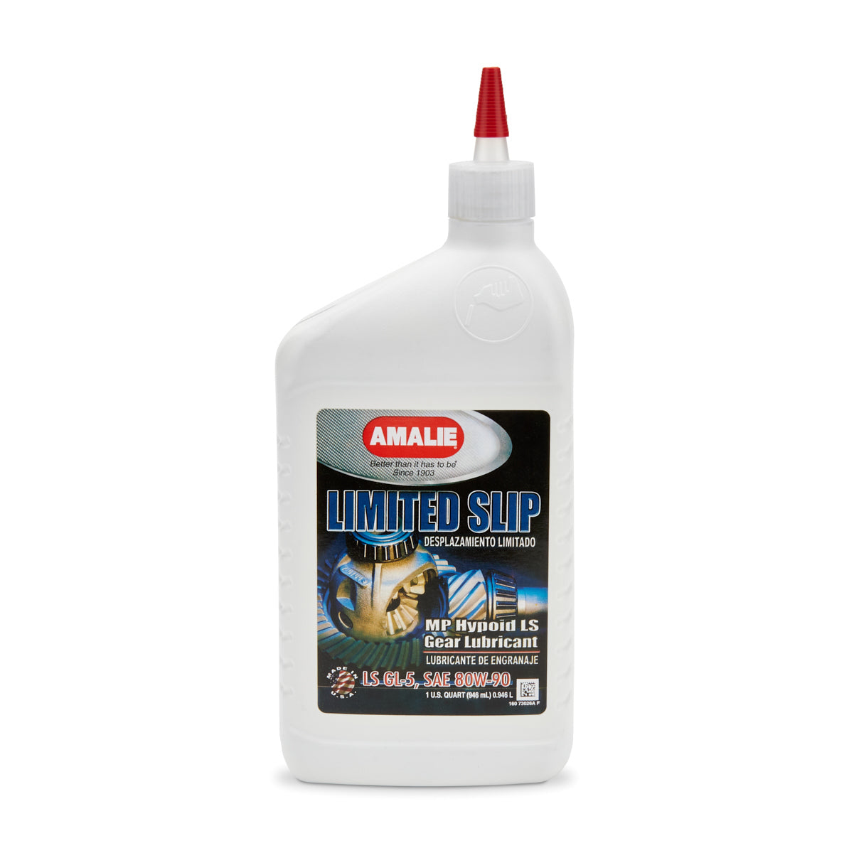Amalie Limited Slip MP GL-5 80W-90 Gear Oil, 1 Quart Bottle