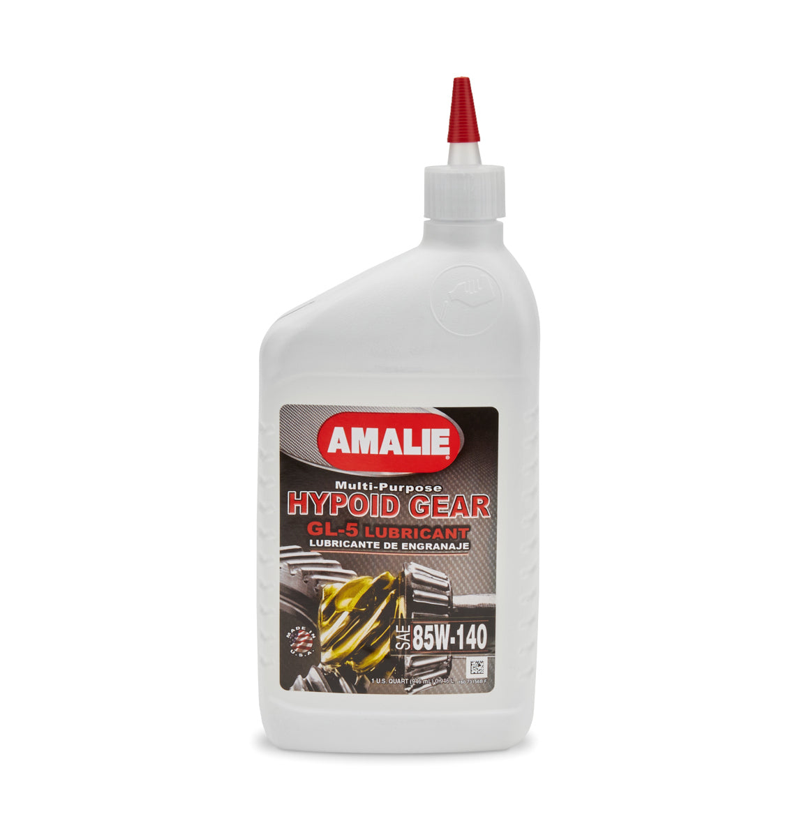 Amalie AMA73156-56 Hypoid Gear Oil MP GL-5 85W-140 with Limited Slip Additive, 1 Quart