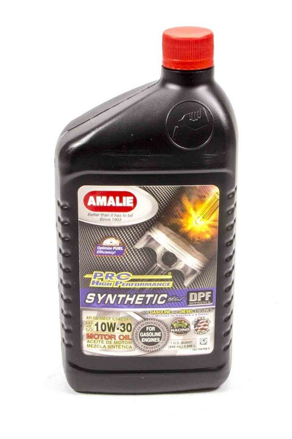 Amalie PRO HP Syn Blend 10W30 Motor Oil 1 Quart Bottle