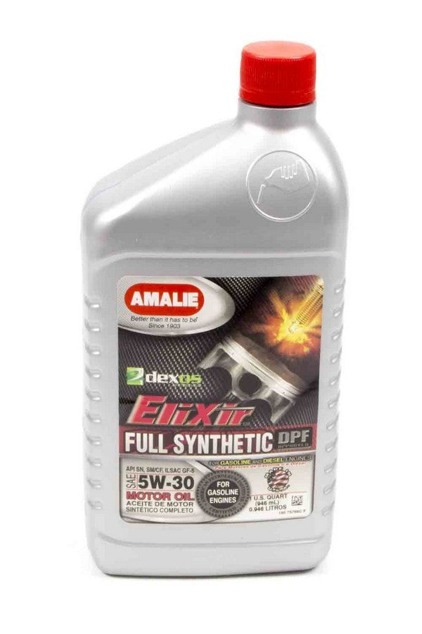Amalie Elixir Full Synthetic 5W-30 Motor Oil 1 Quart Bottle