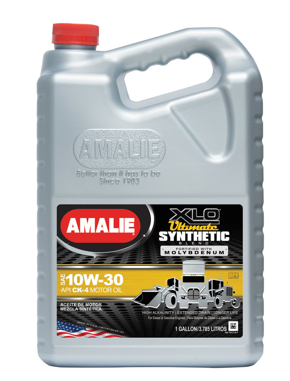 Amalie AMA79177-36 XLO Ultimate Synthetic Blend 10W30 Motor Oil, 1-Gallon Jug