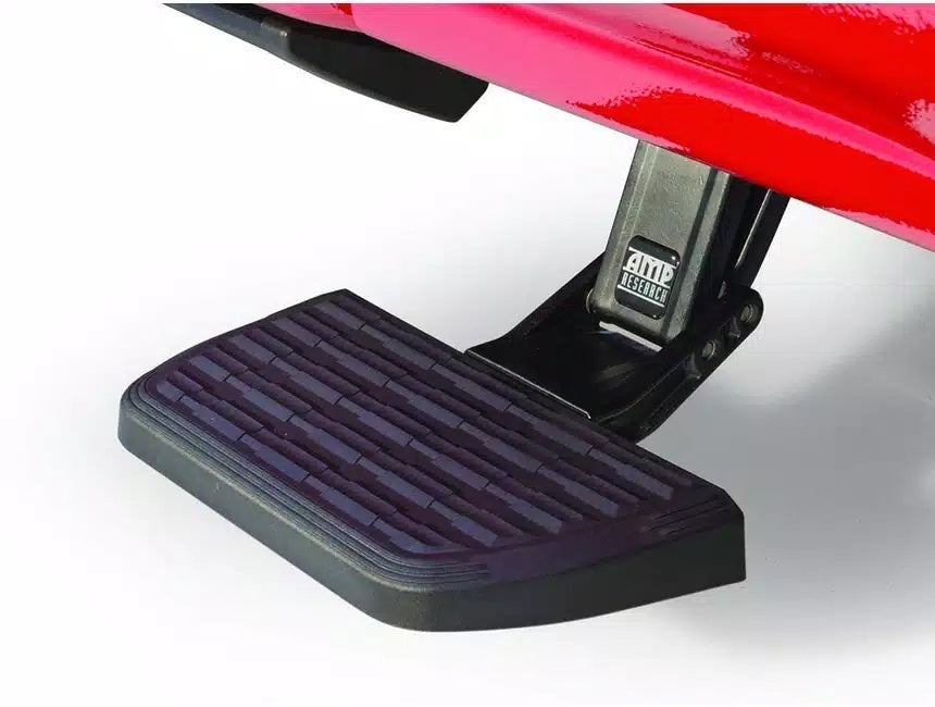 AMP Research BedStep2 Passenger Side Step Board for Ford F-250 2023, Frame Mount, Plastic Black