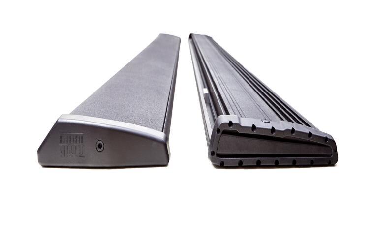 AMP Research Powerstep Xtreme 78234-01A Power-Deploying Running Boards for Ford F-150 2012-2016, Aluminum Black Anodized, Pair