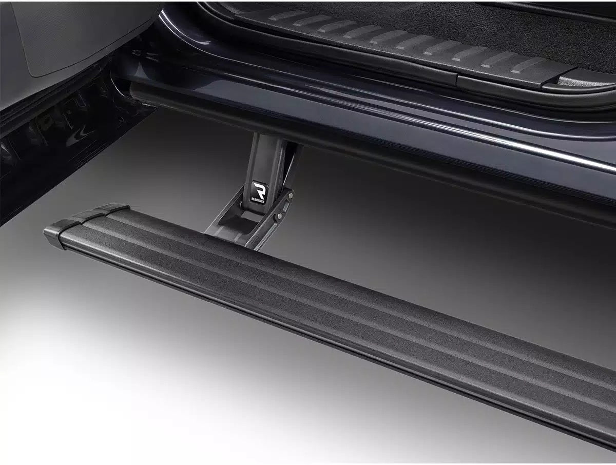 AMP Research Powerstep Vision 24- Ford Ranger Aluminum Black Anodized Step Bars with Mount Kit