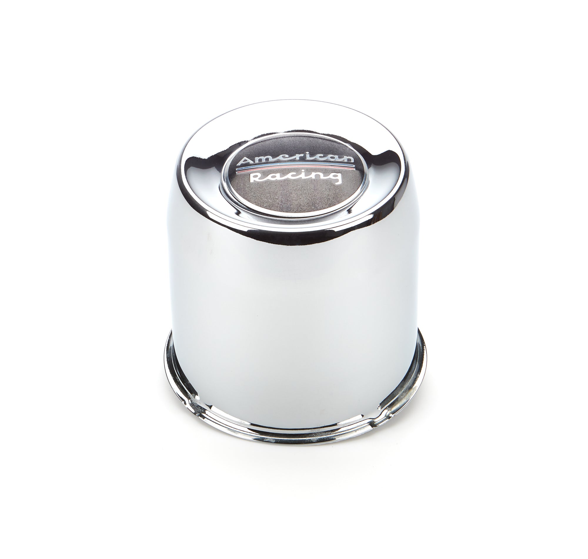 American Racing Wheels AR Cap 1515002 with AR Logo, 5.15 Inch Diameter, Chrome Steel Center Cap