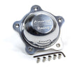 American Racing Wheels Part 3505293 Short Polished Aluminum Center Cap with Logo, 3.625 Inch Diameter, Bolt-On Fitment