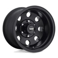 American Racing Wheels AR1725865B Baja 15x8 Satin Black Aluminum Wheel with 5x114.3 Bolt Pattern