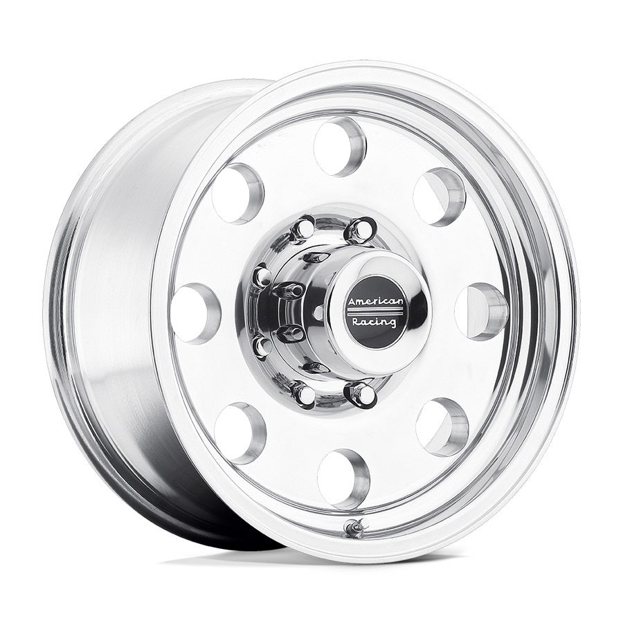 American Racing Wheels AR1725885 Baja 15x8 Inch Polished Aluminum Wheel with 5x139.70 Bolt Pattern and 3.750 Inch Backspace