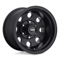 American Racing Wheels AR1725885B Baja 15x8 Satin Black Wheel with 5x139.70 Bolt Pattern