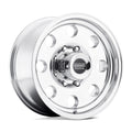 American Racing Wheels AR1727982 Baja 17x9 Inch Polished Aluminum Wheel with 8x165.1 mm Bolt Pattern