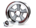 American Racing Wheels VN3095761 Torq Thrust Original 15x7 Inch Aluminum Wheel with Machined Lip and Matte Silver Finish