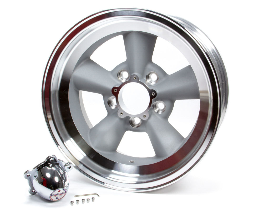 American Racing Wheels VN3095761 Torq Thrust Original 15x7 Inch Aluminum Wheel with Machined Lip and Matte Silver Finish