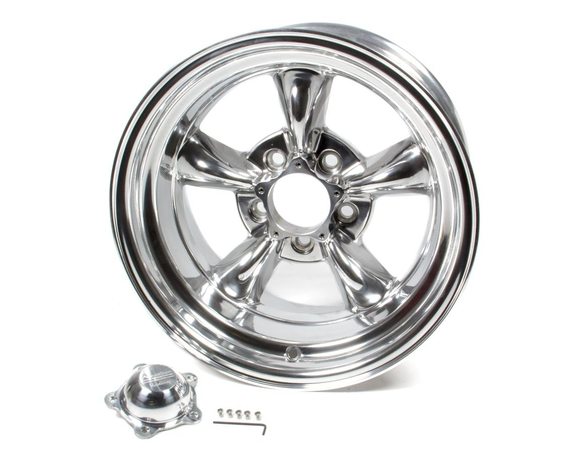 American Racing Wheels VN5155865 Torq Thrust II 15x8 Inch Aluminum Wheel with 3.79 Inch Backspace and 5x4.5 Inch Bolt Pattern