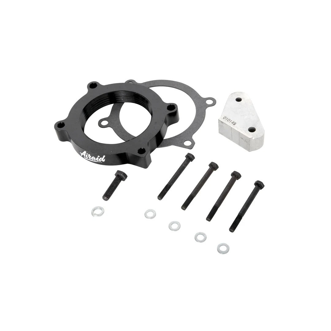 AIRAID Intake Systems AIR-200-639 Throttle Body Spacer for GM GenV LT-Series 1 Inch Aluminum Black Anodized