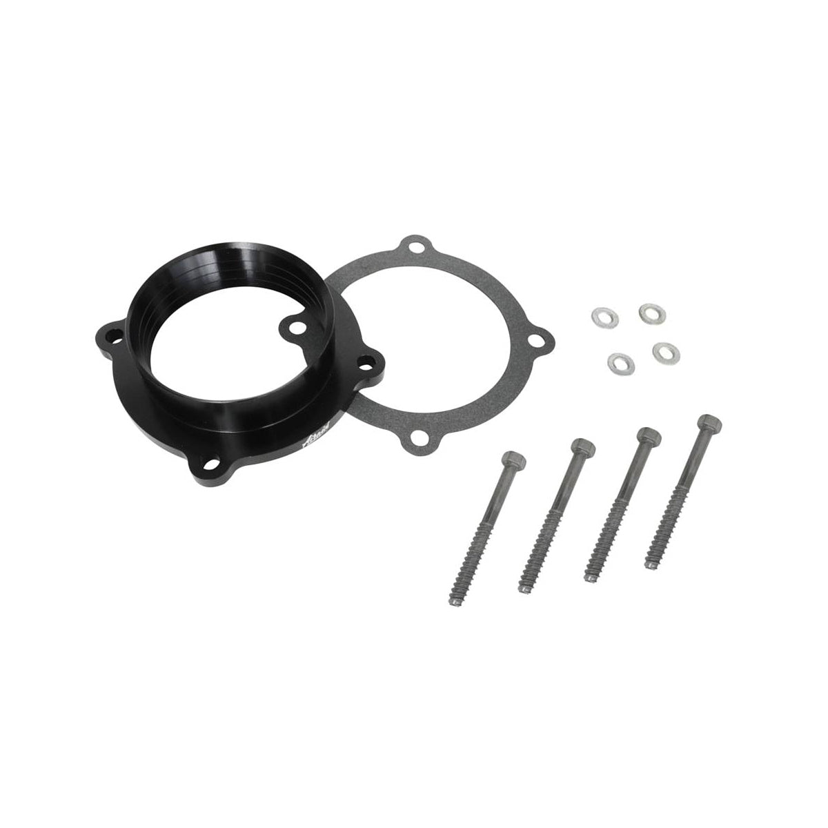 AIRAID Intake Systems AIR-300-637 Throttle Body Spacer for Mopar V6, 1 Inch Thickness, Black Anodized Aluminum