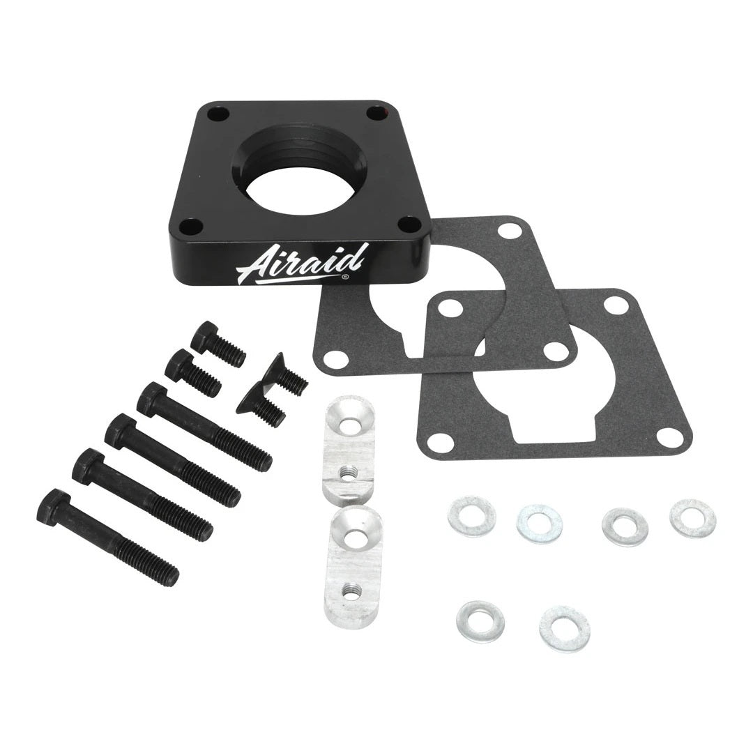 AIRAID Intake Systems AIR-400-519 Throttle Body Spacer for Ford V6 Engines, 1 Inch Thick with Gaskets and Hardware