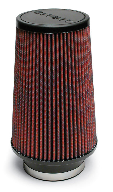 AIRAID Intake Systems AIR-701-470 Universal Air Filter with Dryflow Technology, 6 Inch Base, 4.625 Inch Top Diameter, 9 Inch Height, 4 Inch Flange, Red Synthetic Material