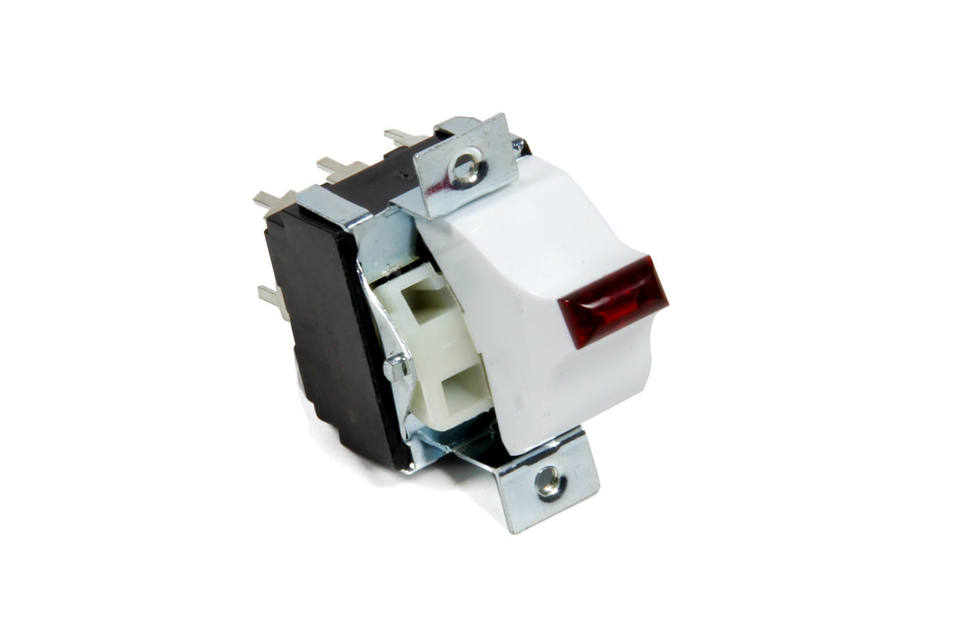 Auto Rod Controls 2130 Toggle Switch for Vehicle Control, 20 Amp, 12V, Red Indicator, Single Pole