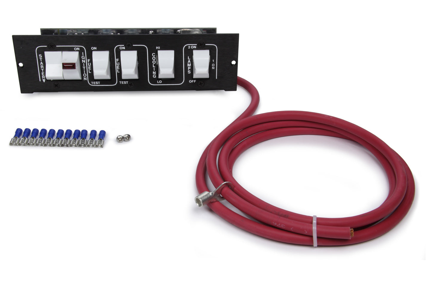 Auto Rod Controls ARC3100 In-Dash Pro-Stock Control Module with Fused Switch Panel, Black