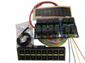 Auto Rod Controls 8001D Switch Panel, Dash Mount, 8 Flat Switches, Fused, Indicator Lights, Relay Board Included, Black Panel