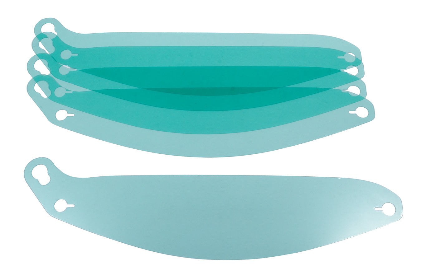 Arai Helmet GP-6 Tearoff Shields Pack of 5, 10 mm Thick, Clear Plastic