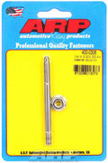 ARP 400-0306 Stainless Steel Air Cleaner Stud Kit with Hex Nut, 1/4-20 Thread, 3.2 Inch Length