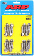 ARP Header Stud Kit 400-1414 with 3/8 Inch Diameter, 1.67 Inch Length, Stainless Steel Hex Nuts
