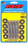 ARP LS1 LS2 Valve Cover Bolt Kit 6mm x 1.00 Thread, 2.76 Inch Length, 12 Point Head, Stainless Steel Polished Finish