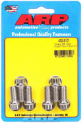 ARP 430-3101 Stainless Steel Motor Mount Bolt Kit for GM V6 and V8 Engines, 12 Point Head, Polished Finish, Set of 6