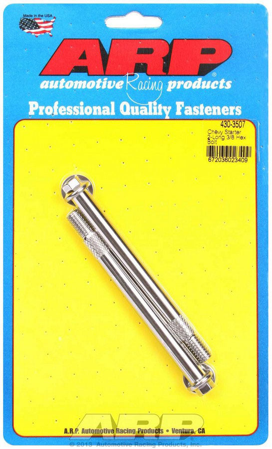 ARP 430-3507 Stainless Steel Starter Bolt Kit with Hex Head, 4.66 Inches Length