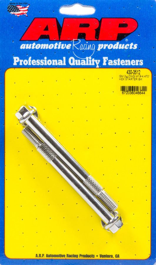 ARP S/S Starter 6pt Bolt Kit 10mm x 4.47 Inch Stainless Steel High Torque for GM