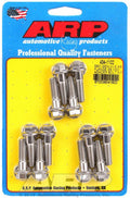 ARP Header Bolt Kit 434-1102 for GM LS-Series Engines, 8 mm x 1.25 Thread, 1.181 Inch Length, Stainless Steel, Polished Finish, Set of 12