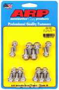 ARP SBC S/S Oil Pan Bolt Kit 12 Point Head Stainless Steel with 2-Piece Cork Gasket