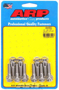 ARP Valley Cover Bolt Kit 434-8002 for GM LS-Series Engines, Stainless Steel, 12 Point Head, Polished Finish, Set of 11