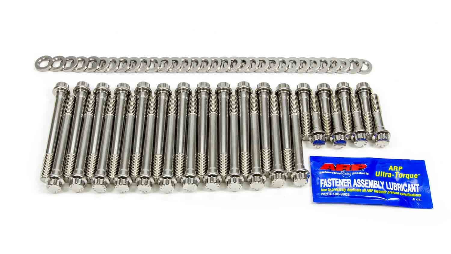 ARP BBC 435-3701 Stainless Steel Big Block Chevy Cylinder Head Bolt Kit with 12-Point Heads