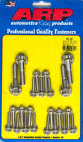 ARP Oil Pan Bolt Kit for Mopar Gen III Hemi 5.7L and 6.1L Engines, 12 Point Head, Stainless Steel, Polished Finish