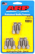 ARP 444-1202 Stainless Steel Header Bolt Kit, 5/16 Inch-18 Thread, 0.75 Inch Length, 12-Point Head, Mopar V8 Compatible, Set of 14