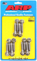 ARP 444-2001 Mopar Intake Bolt Kit, Stainless Steel, Polished Finish for V8 Engines