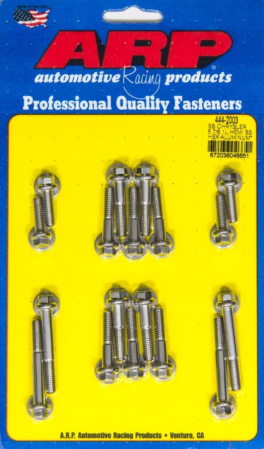 ARP 444-2003 Intake Manifold Bolt Kit for Mopar Gen III Hemi 5.7L and 6.1L Engines