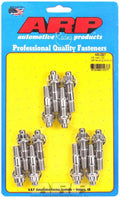 ARP Bellhousing Stud Kit 445-0901, 3/8-16 Inch Stainless Steel, Polished Finish, Includes 12 Studs with 12 Point Nuts and Washers for Chevy and Mopar Applications