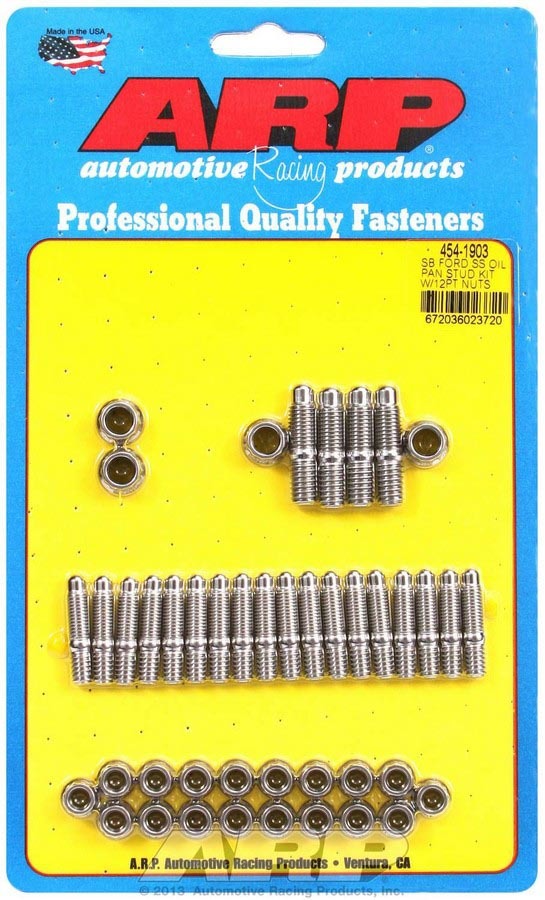 ARP SBF Oil Pan Stud Kit 12 Point Stainless Steel Small Block Ford