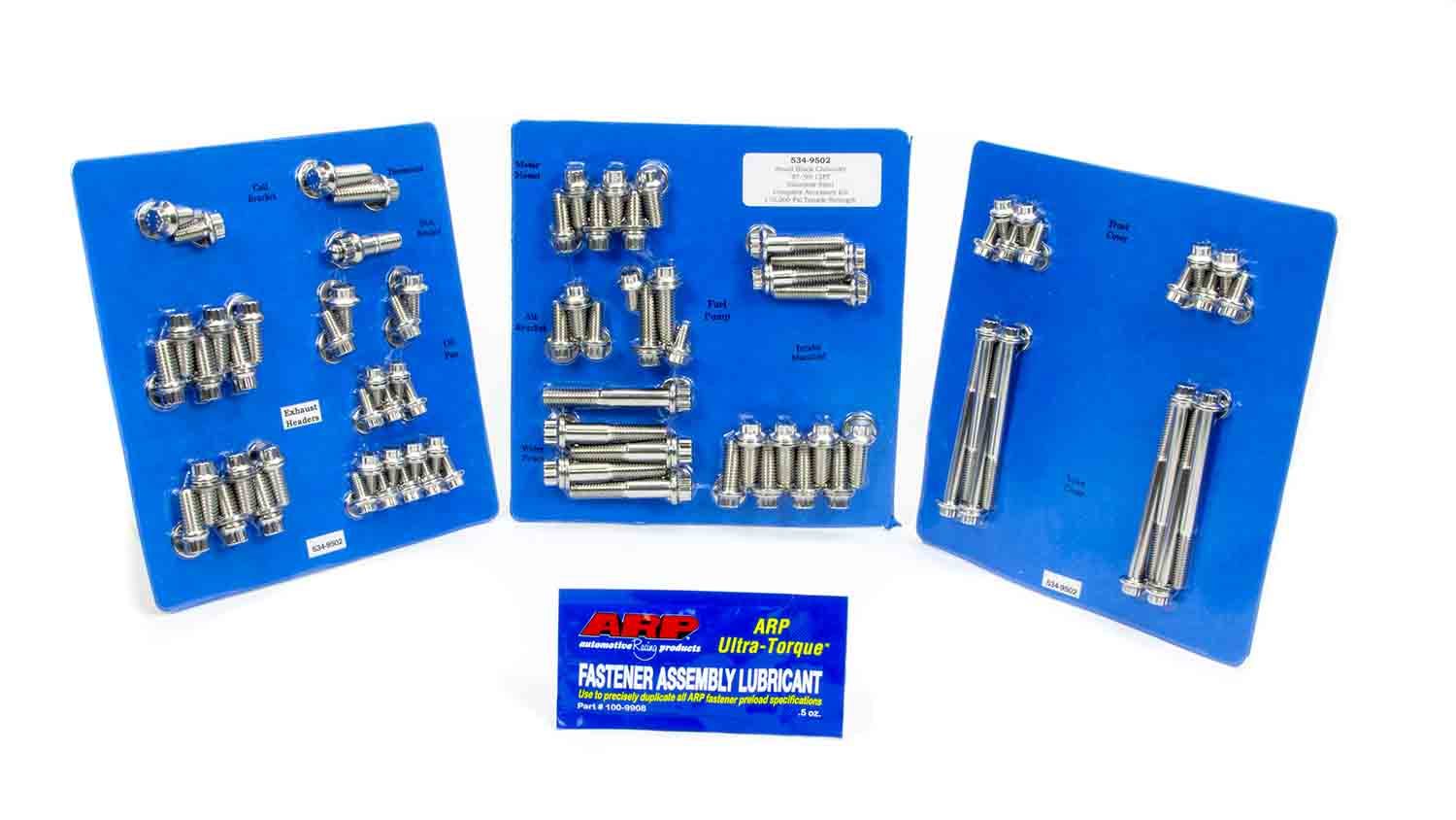 ARP SBC S/S Complete Engine Fastener Kit 12 Point Head for Small Block Chevy