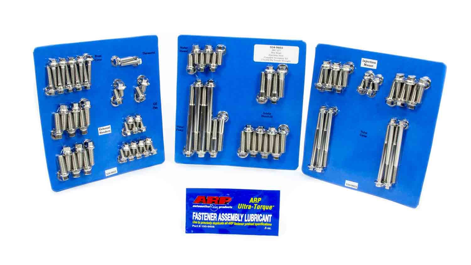 ARP 534-9603 Stainless Steel Engine and Accessory Fastener Kit for GM LT-Series 1992-97